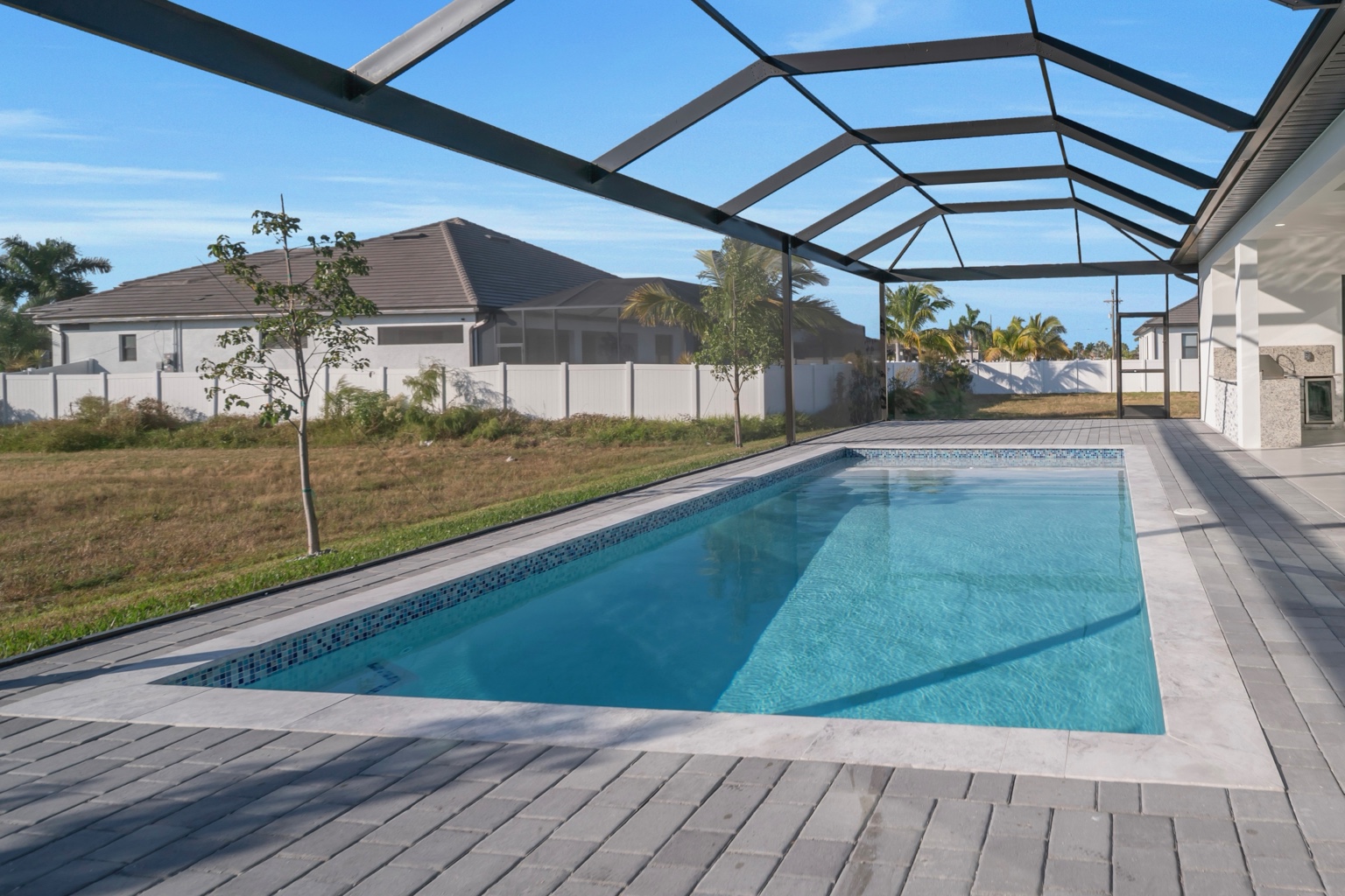Screen enclosed pool